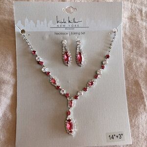 Nicole Miller Jewelry set•necklace•earrings•elegant•Prom•Homecoming•Dressy